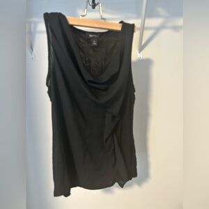 🧡5/$25🧡White House Black Market Draped Black Tank Top